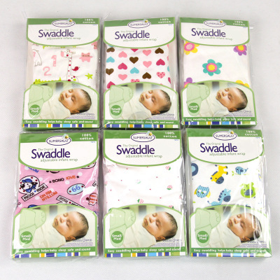 Swaddle Various New Pattern Pure Cotton Fabric Cotton Swaddling Clothes Baby Swaddling Blanket Baby's Blanket Hug Blanket Swaddling