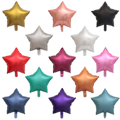 New 18-Inch Metal Five-Pointed Star Love Aluminum Balloon Aluminum Foil Balloon Wedding Birthday Party Decoration