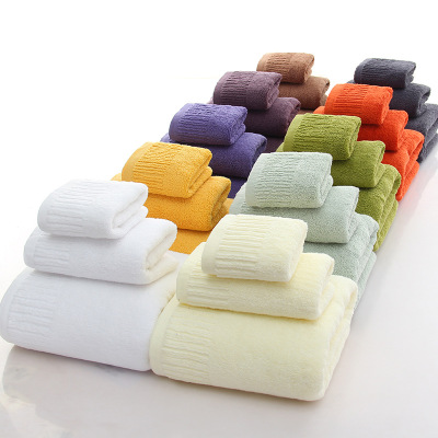 Factory Direct Sales Cotton Towels Square Towel Three-Piece Gift Covers Advertising Custom Logo Daily Necessities Wholesale