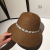 South Korea Dongdaemun New Simple and Versatile Straw Hat Women's Spring and Summer Sun Protection Sun Hat Japanese Style Artistic Trendy Retro