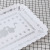 Factory Direct Supply 29x39cm Lace Rectangular Forming Paper Pallet Gilding + Silver Stamping Lace Silver Stamping Forming Paper Pallet