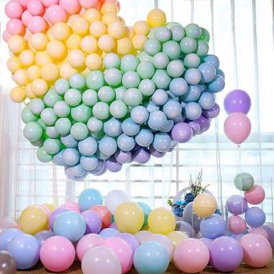 10-Inch 2.2G Macaron Rubber Balloons Baby Children's Birthday Party Decoration Wedding Activity Decoration Customization