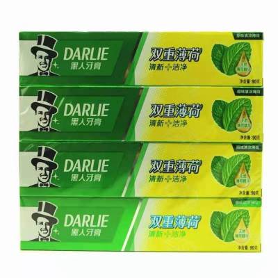 Black 90G Toothpaste Super White Tea Beijian Double Mint Bamboo Charcoal Deep Cleaning Lime Mint Mineral Salt Tooth Protector