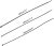 Self-Locking Nylon Cable Tie 12 "17.7" 25 "Long 0.14" 0.1 "Wide Self-Locking Zipper Cable Tie Black