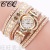 Retro Watch Casual Fashion Korean Velvet Diamond Heart Dial Coiling Bracelet Watch Women's Watch Quartz Watch
