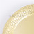 Nordic Light Luxury Western Food Tableware Set Home European Style Decoration Dinner Plate Golden, round Dish