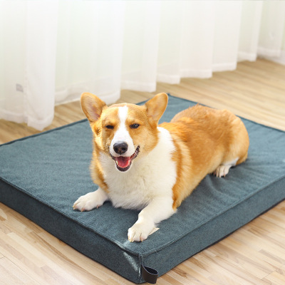 Thickened Massage Sponge Pet Mat Winter Winter Medium Large Dog Dog Bed Kennel Autumn and Winter Dog Bed