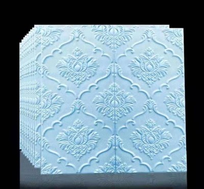 Foam Self-Adhesive Wall Stickers Refurbished Thickened Scrub Wallpaper Foam Decoration 3D Three-Dimensional Wall Stickers Foam Self-Adhesive Wall Stickers
