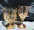 Glass White Wine Glass Wine Glass Color Electroplating Gold