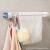 J85-SG1123 Creative Towel Rack Double Rod Seamless Towel Rack Punch-Free Kitchen Bathroom Storage Rack Towel Bar