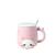 Cute Trending Girl Pink Adorable Rabbit Cup Student Gift Milk Cup Trendy Ceramic Drinking Cup Cartoon Mark