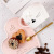 Creative Couple Coffee Mug Cat Peach Heart Shape Ceramic Coffee Set with Spoon