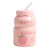 Japanese Style Fresh Fruit Cup Summer Good-looking Internet Hot Girlish Ceramic Cup Mini-Portable Straw Cup
