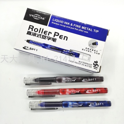 Straight-Liquid Signature Pen Straight-Liquid Water-Based Paint Pen Ballpoint Pen Self-Control Ink Ballpoint Pen