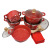 12-Piece Aluminum Die-Casting Soup Pot Household Kitchen Induction Cooker Flat Bottom Wok Gift Pan Set Factory Supply