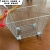 Supermarket Mesh Basket Utility Wagon Cart Large Shopping Cart Warehouse Table Trolley Property Storage Cage with Wheels