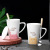 Cute Cartoon Small Animal Ceramic Cup Matte Water Cup Fresh with Cover Spoon Mug Breakfast Coffee Milk Cup