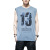 Summer Men's Sleeveless Trendy T-shirt New Super Popular INS Casual Men's Trendy Solid Color Men's T-shirt Vest