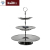 Single-Layer round Fruit Plate Double-Layer Dim Sum Plate Cake Stand Three-Layer Fruit Plate Tray Creative Candy Snack Dried Fruit Plate