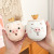 Korean Cartoon Crown Pig Ceramic Cup with Cover Spoon Mug Business Office Tea Brewing Coffee Cup Student Cup