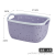 W16-2450 Storage Basket Plastic Pp Beauty Salon Face Washing Supplies Finishing Storage Basket Stackable Hollow Frame