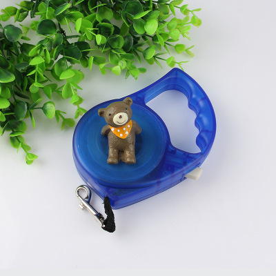 Dog 5 M Hand Holding Rope Plastic Transparent Handheld Hand Holding Rope Automatic Retractable Dog Leash Quality Assurance