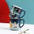 National Fashion Retro Mug Large Capacity Chinese Style Ceramic Cup with Cover Spoon Coffee Cup New Conference Gift Cup