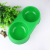 Round Pet Bowl Small Pp Opaque Pet Food Basin Dual-Use Dog Bowl for Eating and Drinking