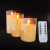 Electric Candle Lamp Glass Paraffin Lamp
