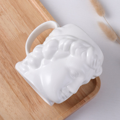 Spanish Ancient Greek Goddess Cup Apollo Ceramic Mug Nordic Style Milk Coffee Cup Large Capacity Cup
