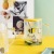 Foreign Trade Cross-Border Simple Large Capacity Cartoon Animal Bee Transparent Borosilicate Glass Drinking Cup Gift Cup