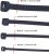 Cable Tie Plastic Self-Locking Black Nylon Zipper Cable Tie 5.9-Inch 14.9cm Suitable for Indoor and Outdoor