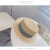 Spring and Summer New Korean Dongdaemun Versatile Fashion Ins Style Straw Flat Straw Hat Colorful Narrow Goods Matching