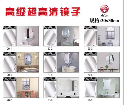 New Mirror Stickers Punch-Free Bathroom Room Self-Paste Mirror