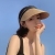 Korean Style Ins Straw Woven Peaked Cap Topless Hat Women's Spring and Summer Beach Vacation Sun Protection Sun-Proof Headband Sun Hat