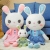 Children Creative Heart Wearing Skirt Rabbit Plush Toy Little Bunny Sleeping Doll Pillow Doll Girls' Gifts