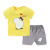 Children's Short-Sleeved T-shirt Set Pure Cotton Baby Children's Clothing Summer Boys and Girls Half Sleeve Shorts Two-Piece Set One Piece Dropshipping