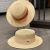 Korean Style Hat Elegant Long Label Fine Straw Top Hat Female Travel Hat Fashion All-Match Korean Style Flat-Top Cap Straw