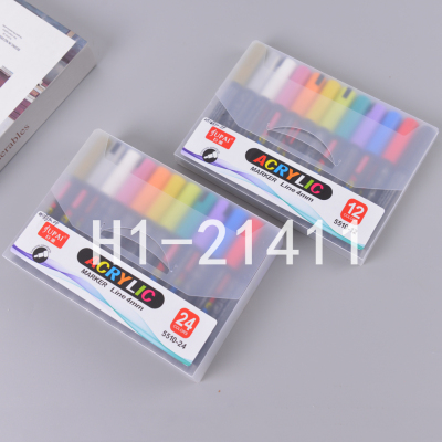 Acrylic Marker Pen 24 Colors Acrylic Paint Painting Pen Acrylic Brush Acrylic Paint Pen