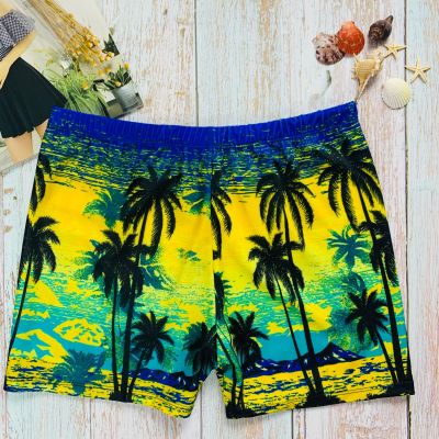New Adult Swimming Trunks Men's Boxer Pattern Large Size Hot Spring Beach Pants Loose Men's Swimming Trunks Factory Wholesale