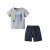 Summer Children's Short-Sleeved Shorts Suit Cotton T-shirt Men's and Women's Little Children's Clothing New Cartoon Casual Two-Piece Suit