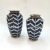 Ceramic Decoration Crafts Blue and White Porcelain Creative Plaid Vase High-End Soft Home Decoration