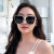 Korean Style Trendy Sunglasses for Big Face Female Outdoor UV-Proof Driver Driving Sunglasses Male Internet-Famous Sunglasses