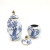 9480 Blue and White Porcelain Ceramic Decoration Crafts Blue Color Home Creative Design Vase High-End Soft Decoration