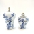 9480 Blue and White Porcelain Ceramic Decoration Crafts Blue Color Home Creative Design Vase High-End Soft Decoration