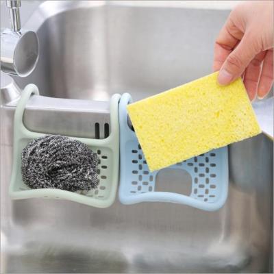 Creative Foldable Sink Rack Kitchen Dishwashing Spong Mop Draining Rack Dish Brush Sponge Storage Rack