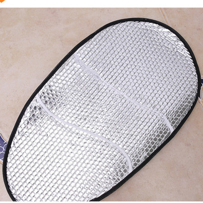 Double-Sided Motorcycle Battery Car Cushion Seat Cover Reflective Aluminum Foil Heat Proof Mat Sun-Proof Heat Insulation Pad Heat Proof Mat Electric Car Seat Cover