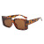 2021 Cross-Border Unisex Box Sunglasses Ins Fashionable Sunglasses Full-Frame UV-Proof Sunglasses