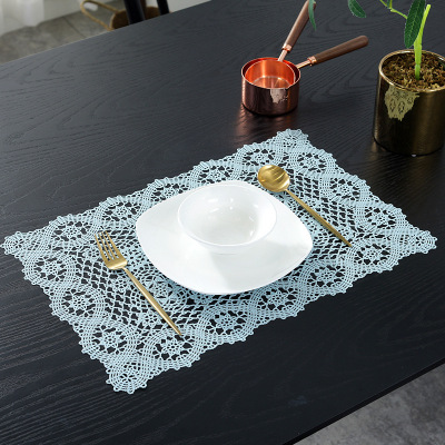 European-Style Home PVC Drawer Mat Simple European Hotel Tableware Mat Household Dining Table Placemat Coaster Customization