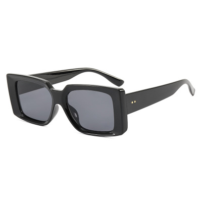 2021 Cross-Border Unisex Box Sunglasses Ins Fashionable Sunglasses Full-Frame UV-Proof Sunglasses
